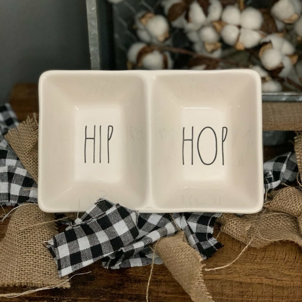 Rae dunn Easter dip plate
